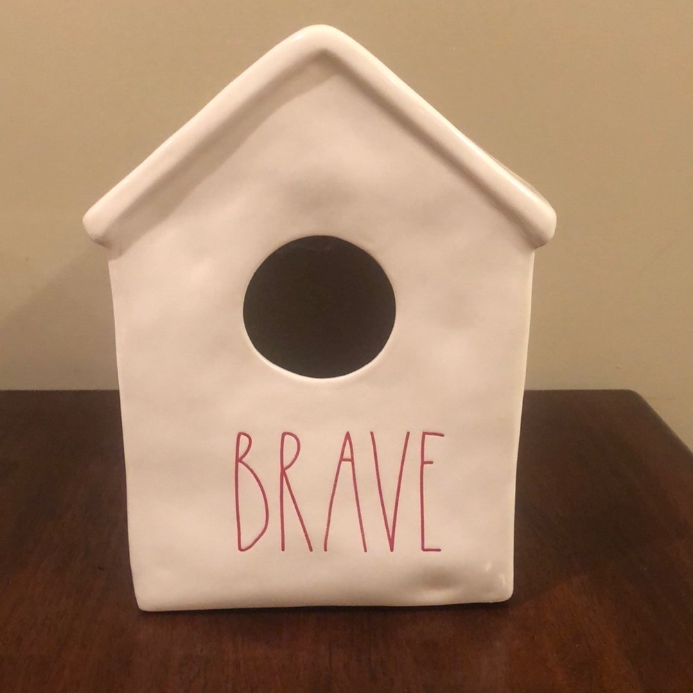 Rae Dunn BRAVE Bird House